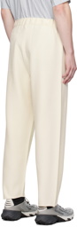 HOMME PLISSÉ ISSEY MIYAKE Off-White Inlaid Trousers
