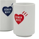 Human Made Men's Ningen-sei Capsule Tea Cup - 2 Pack in White