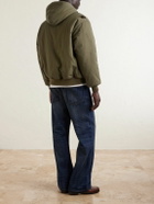 WTAPS - Padded Cotton-Canvas Zip-Up Hooded Jacket - Green