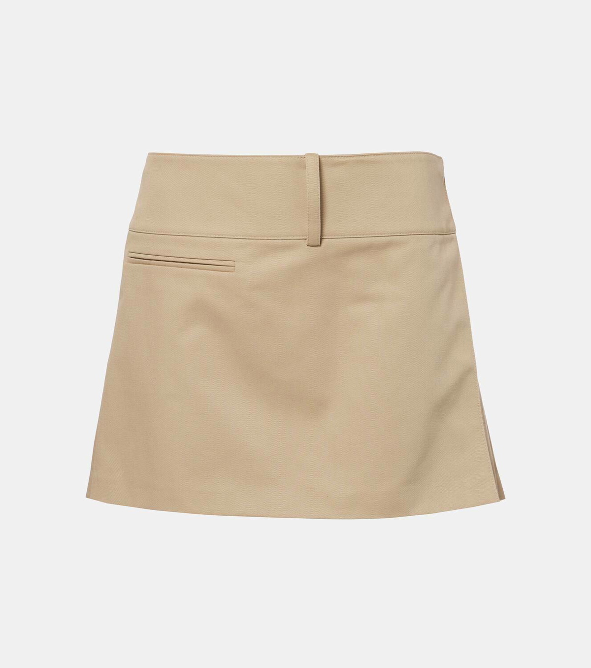 ミニスカート Courreges MINI SKIRT BELTED POLYCOTTON BELTED MINI SKIRT - courrèges