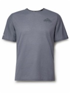 Nike Running - Trail Solar Chase Dri-FIT Mesh T-Shirt - Gray