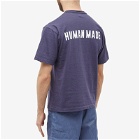 Human Made Men's Heart Badge Slub T-Shirt in Navy