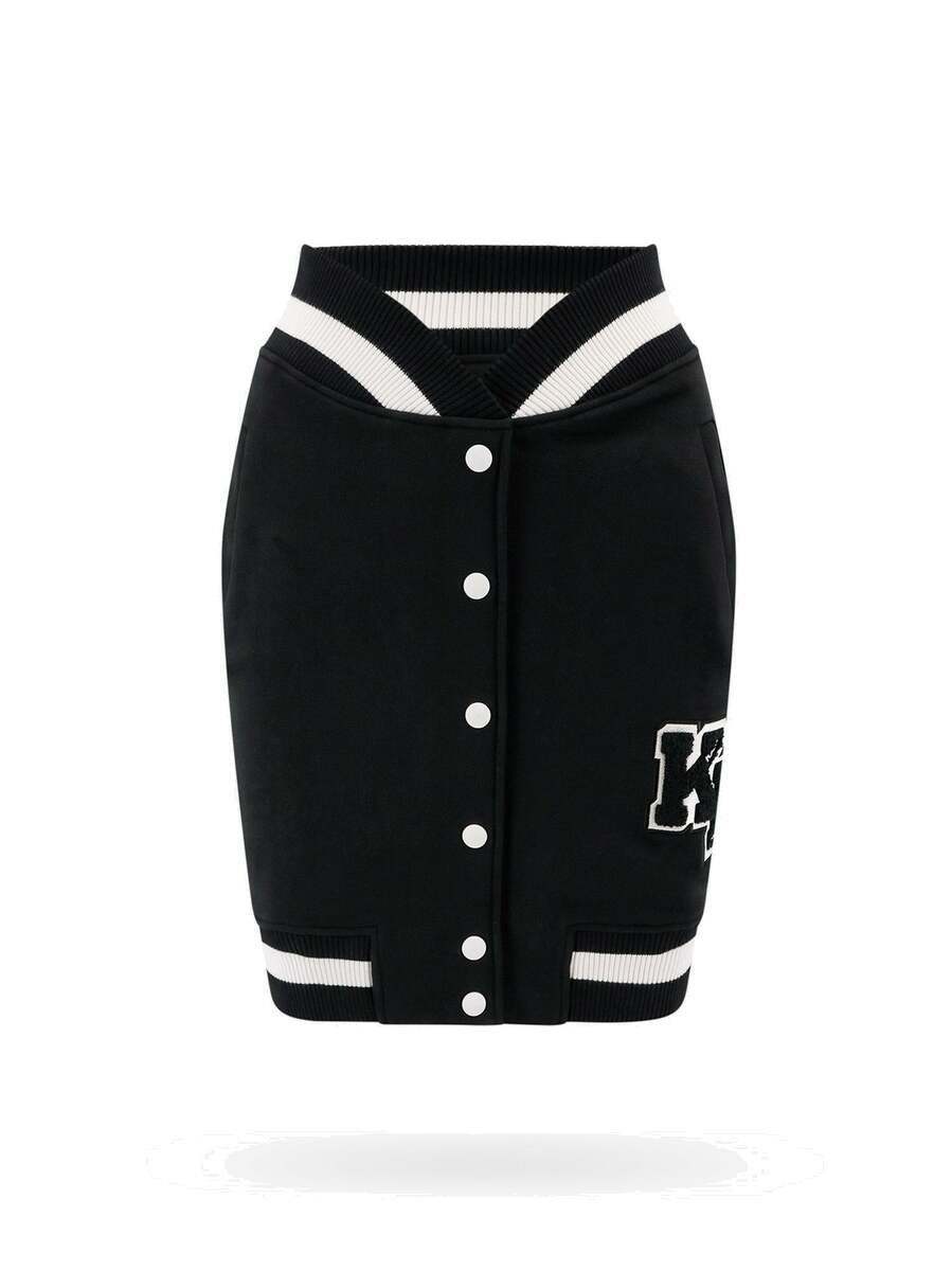 Karl Lagerfeld Beige Mini Skirt