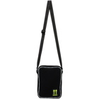 Off-White Black Bonded Jersey Man Bag