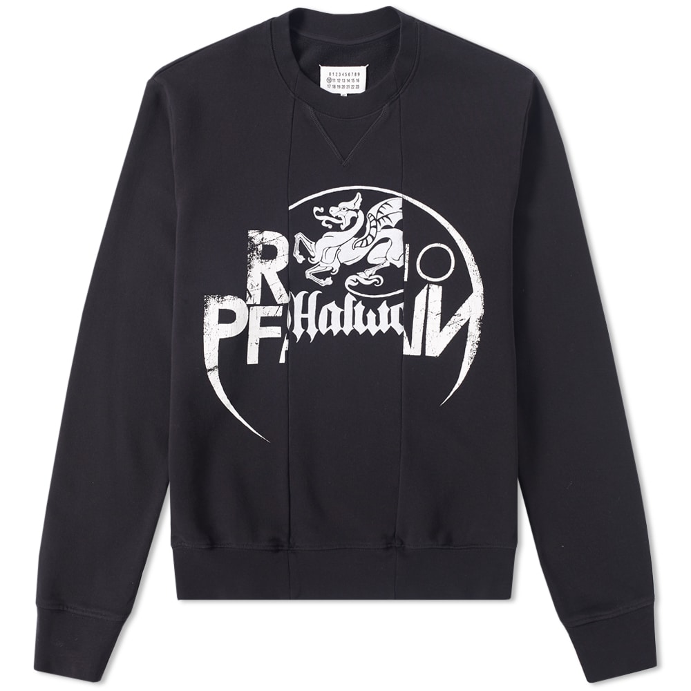 Maison Margiela 10 Patchwork Print Crew Sweat Maison Margiela