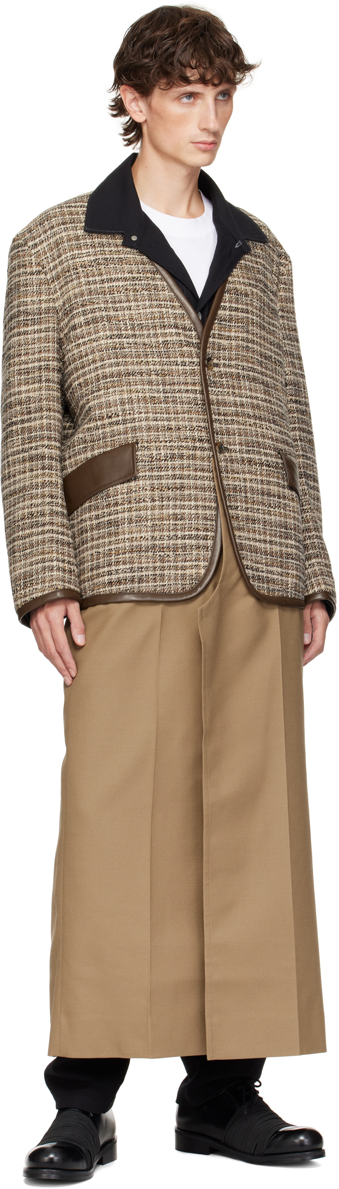 ★専用★ NO COLOR TWEED JACKET Space Dye Tweed Jacket | White House Black Market