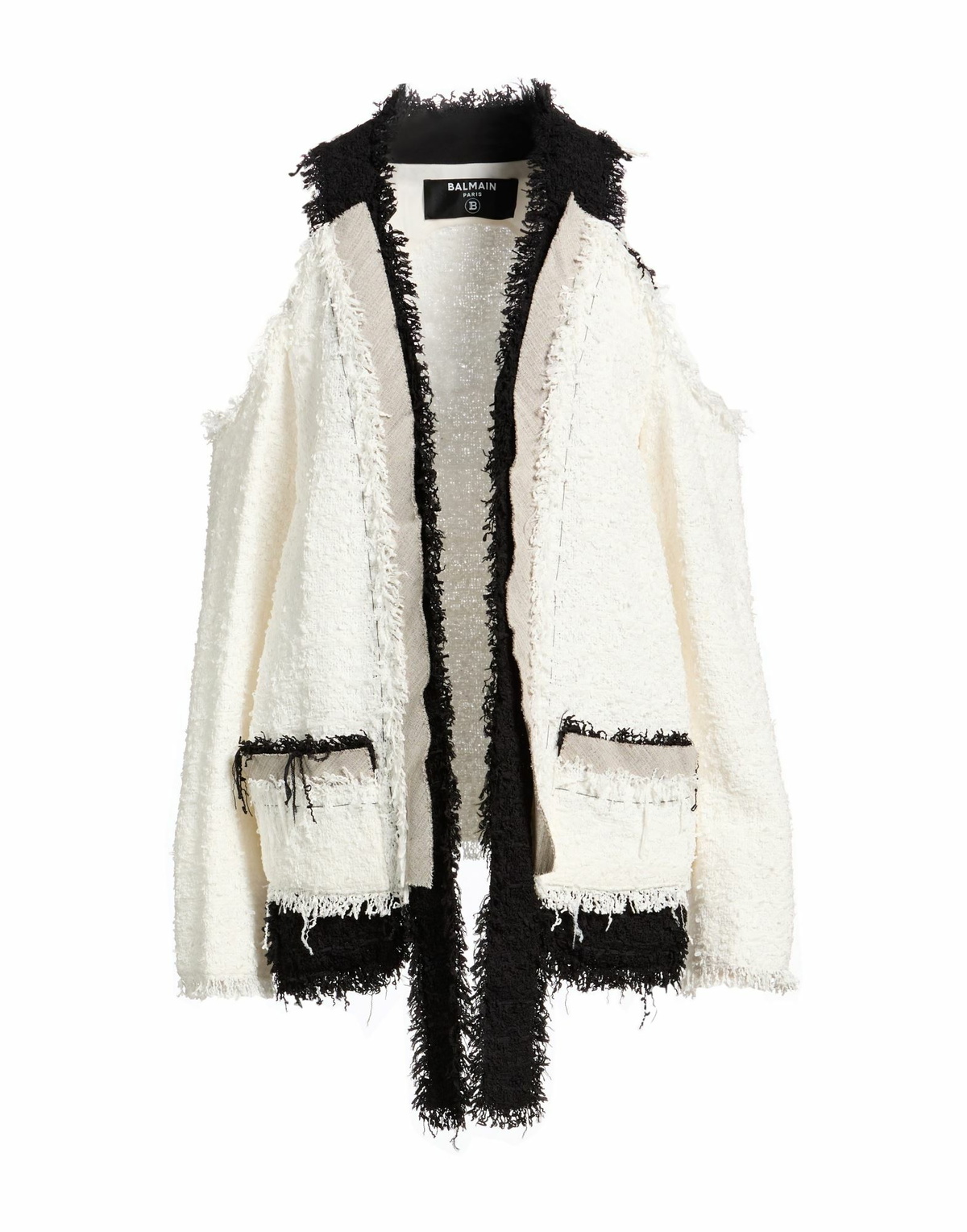 Balmain Womens Jacket in White