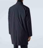Loro Piana Windmate® suede-trimmed coat