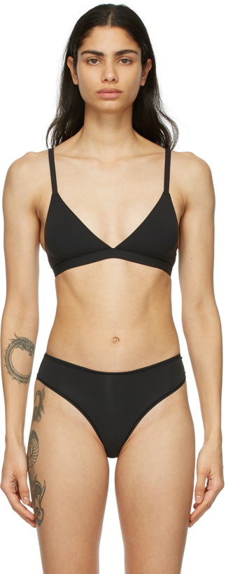 Photo: SKIMS Black Fits Everybody Triangle Bra