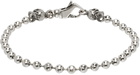 Emanuele Bicocchi Silver Ball Chain Bracelet