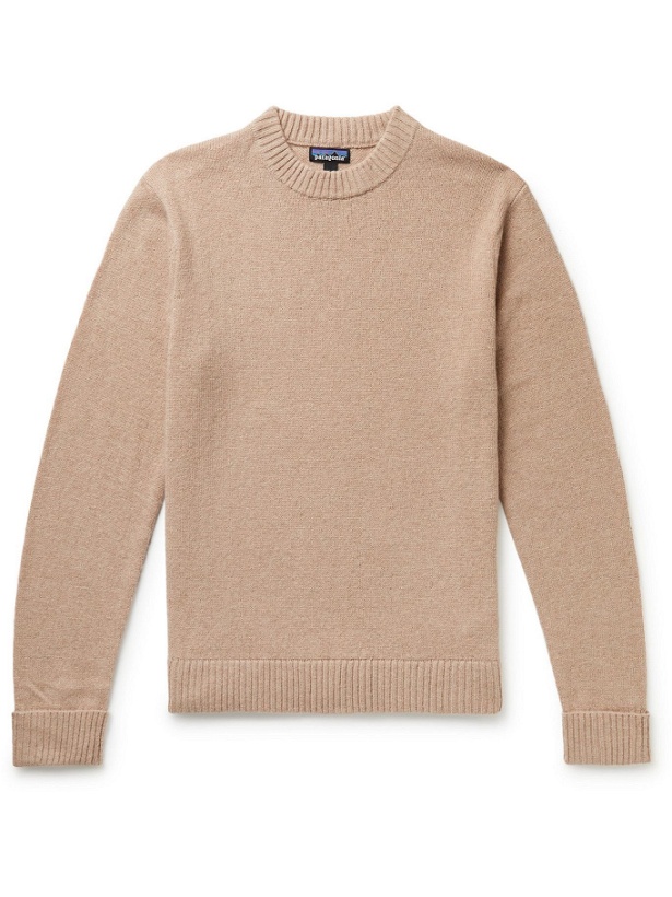 Photo: Patagonia - Recycled Nylon and Wool-Blend Sweater - Neutrals