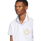 Versace Jeans Couture White Medallion Polo