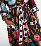 Dolce&Gabbana Capri printed silk satin robe