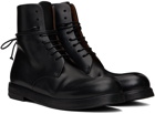 Marsèll Black Zucca Zeppa Lace Up Ankle Boots