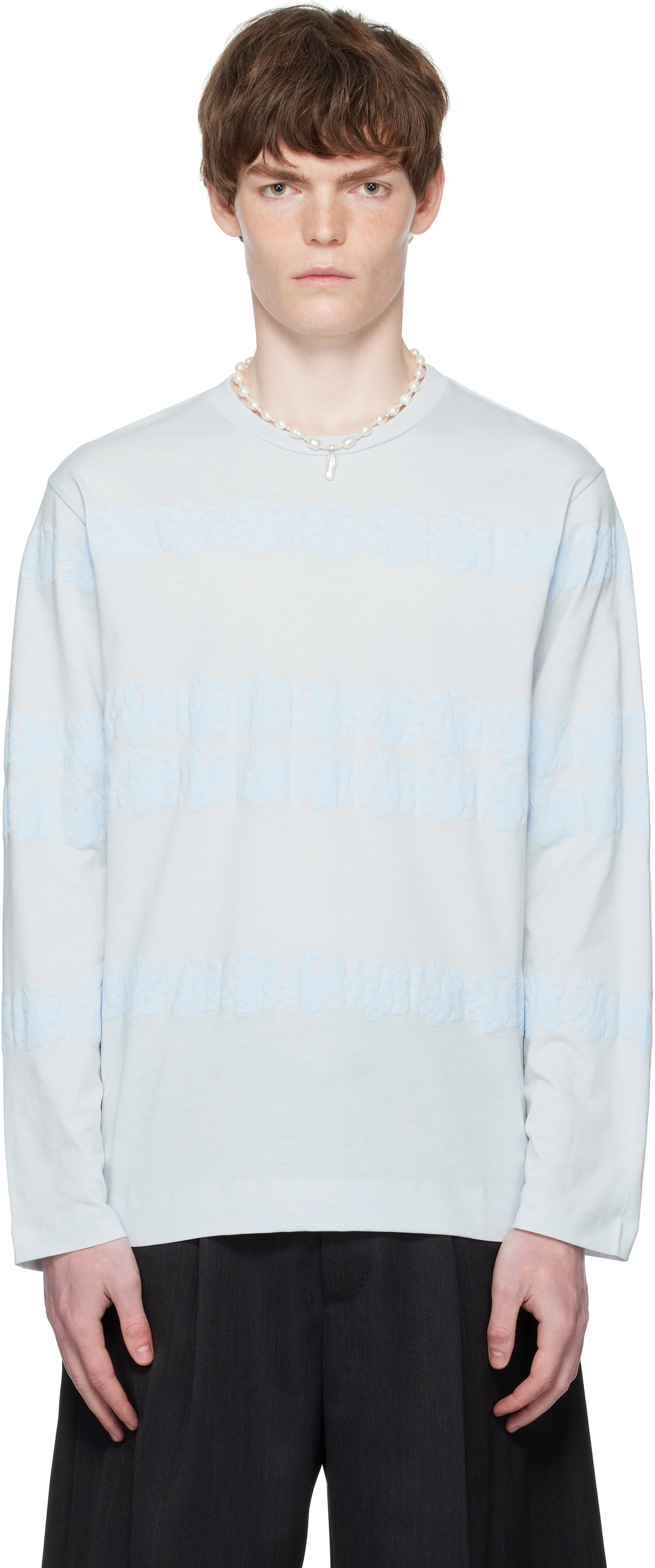 Tシャツ・カットソー Simone Rocha Tortoise & Hare T-Shirt - Cotton - White SIMONE ROCHA Tortoise & Hare Logo Print cotton T-shirt