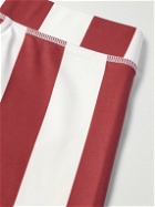 Y,IWO - Hardwear Logo-Print Striped Stretch-Jersey Cycling Shorts - Red