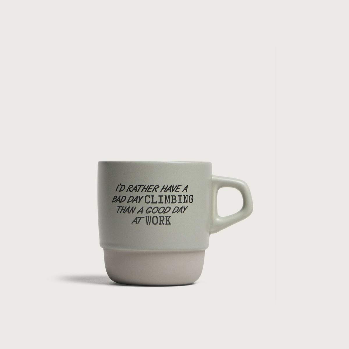 Gramicci Men's Kinto Stacking Mug in Grey