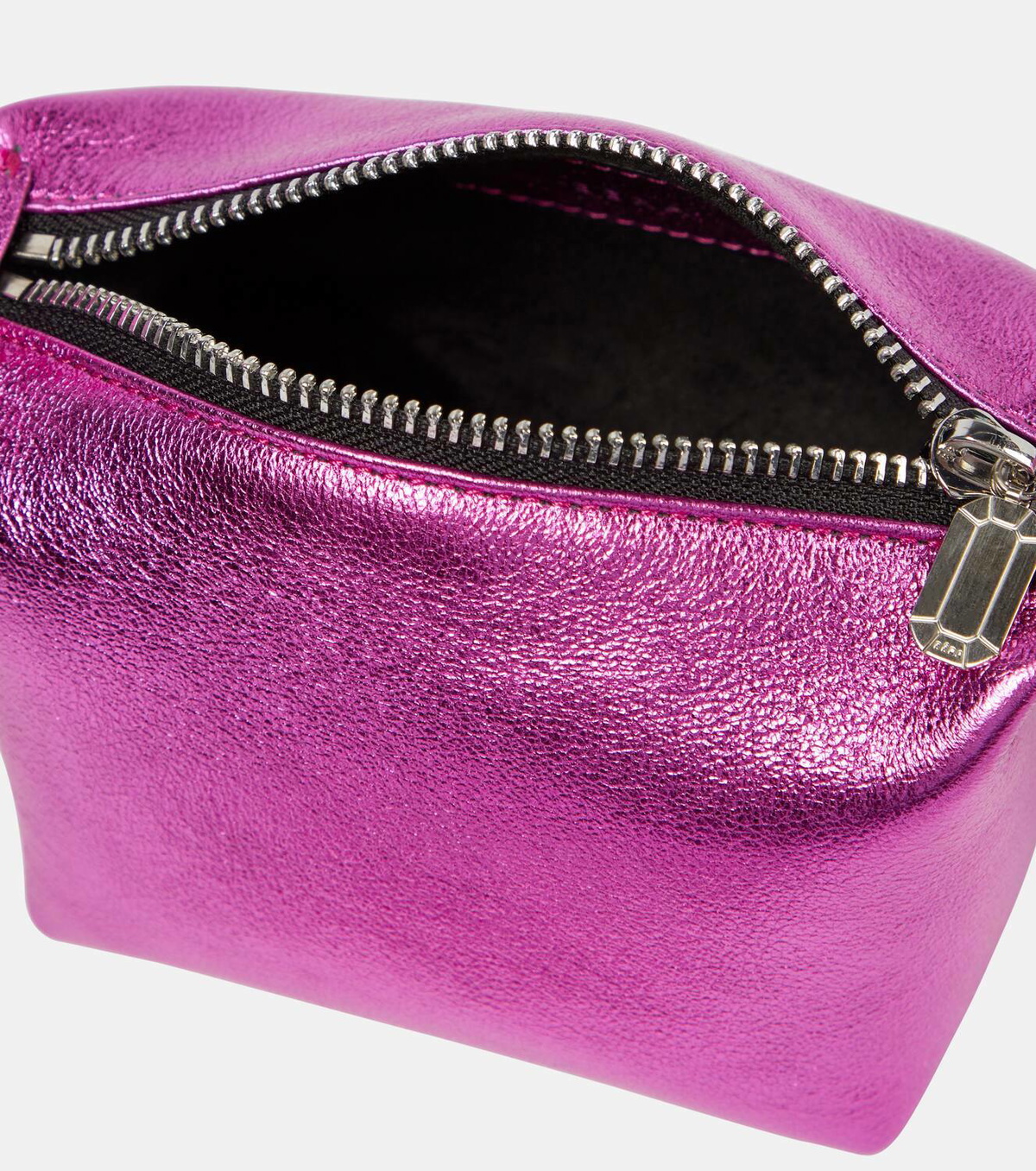 Eéra Moonbag metallic leather clutch