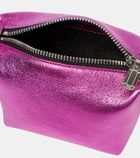 Eéra Moonbag metallic leather clutch