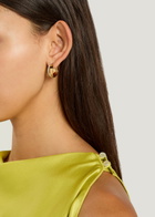 Tory Burch Icon Pavé Double-hoop 18kt Gold-plated Hoop Earrings - One Size