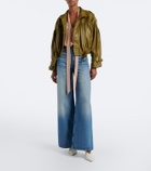 Chloé Cropped leather jacket