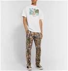 Palm Angels - Slim-Fit Stripe-Trimmed Printed Tech-Jersey Track Pants - Multi