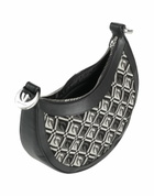 Marine Serre Womens Cross-body bag in Black