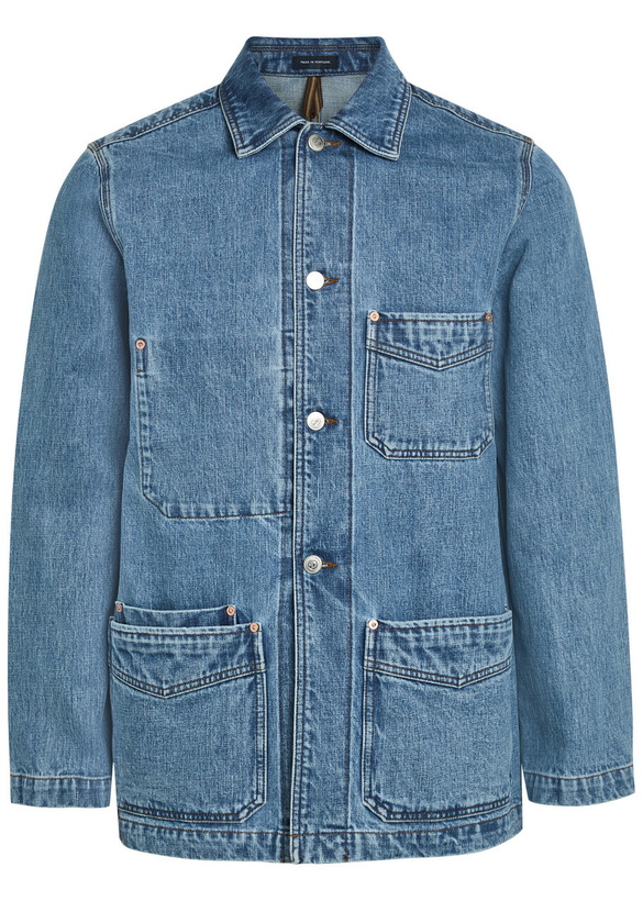 Photo: Drake's Selvedge Denim Jacket