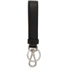 Prada Black Saffiano Strap Keychain