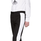 Alexander McQueen Black Striped Skinny Trousers