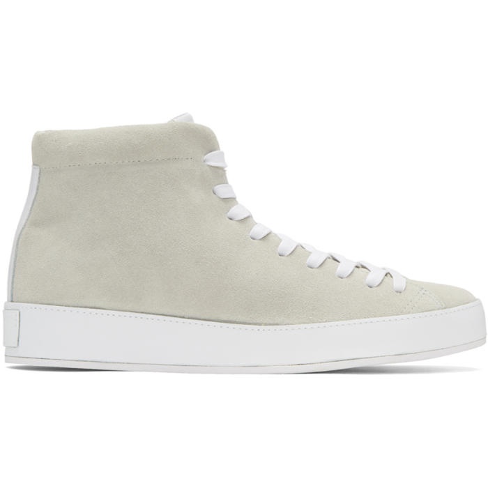 Photo: Rag and Bone Off-White RB1 High-Top Sneakers