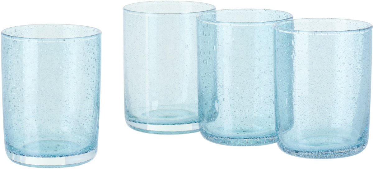 The Conran Shop Blue Bubble Tumbler Set, 4 pcs