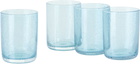 The Conran Shop Blue Bubble Tumbler Set, 4 pcs