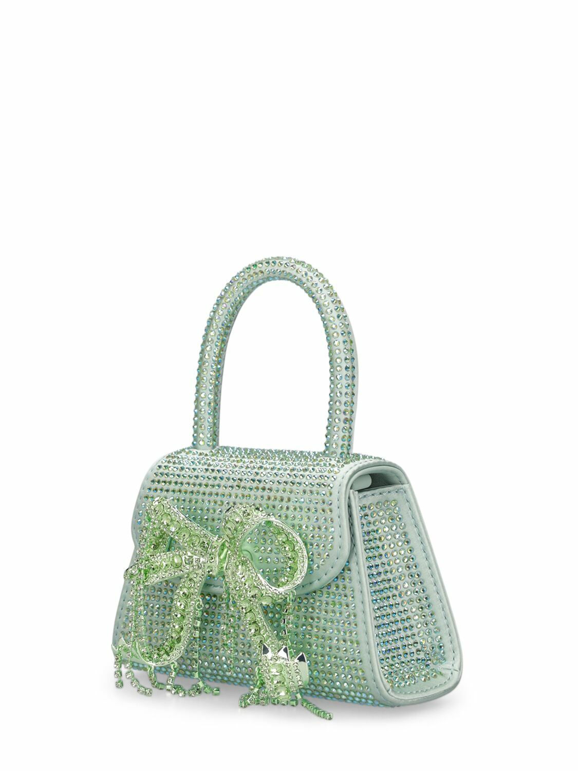 SELF-PORTRAIT - Micro Crystal Embellished Silk Bag Self-Portrait