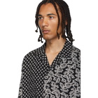 Rhude Black Bandana Panel Hawaiian Shirt