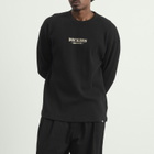 Dickies Men's Long Sleeve Waffle T-Shirt in Black