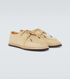 Auralee Suede Derby shoes