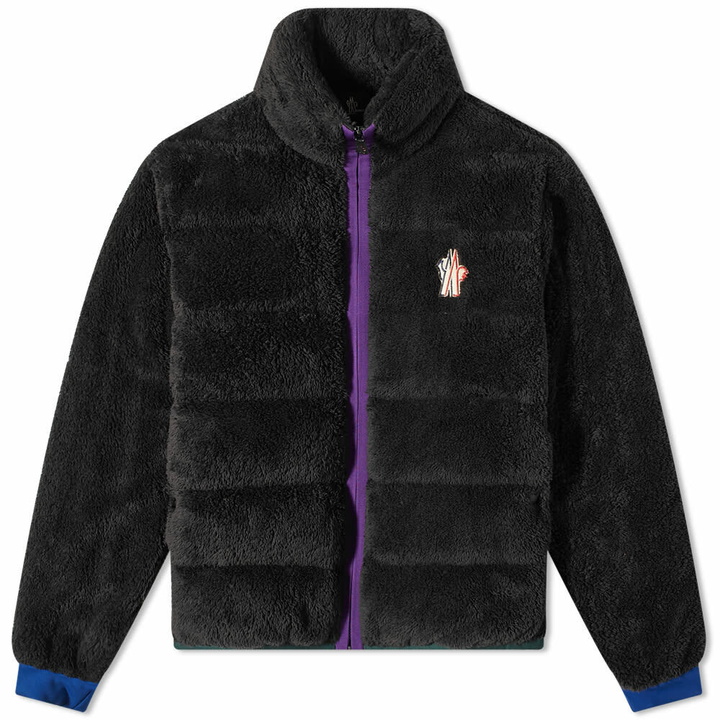 Photo: Moncler Grenoble Men's Day-namic Sherpa Fleece Jacket in Black