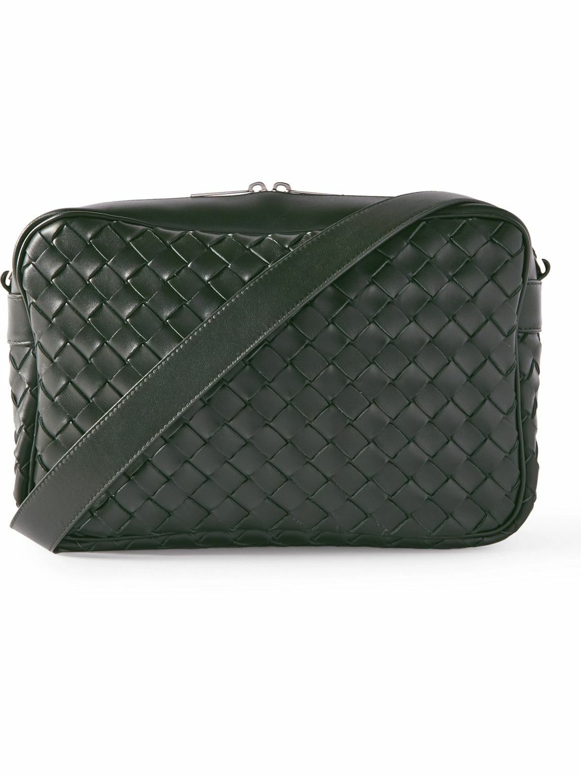 Bottega Veneta - Intrecciato Leather Messenger Bag Bottega Veneta