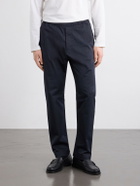Barena - Straight-Leg Cotton-Blend Gabardine Trousers - Blue