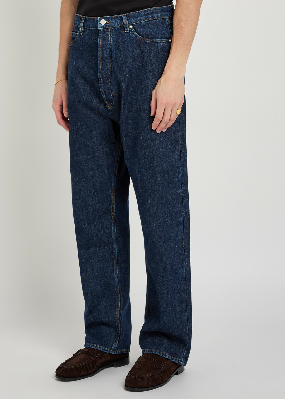 Studio Nicholson Marylebone Relaxed Straight-leg Jeans Light Blue