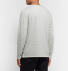 NN07 - Georg Mélange Loopback Cotton-Blend Jersey Sweatshirt - Gray