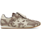 AMIRI Gray & Taupe Pacific Flat Sneakers