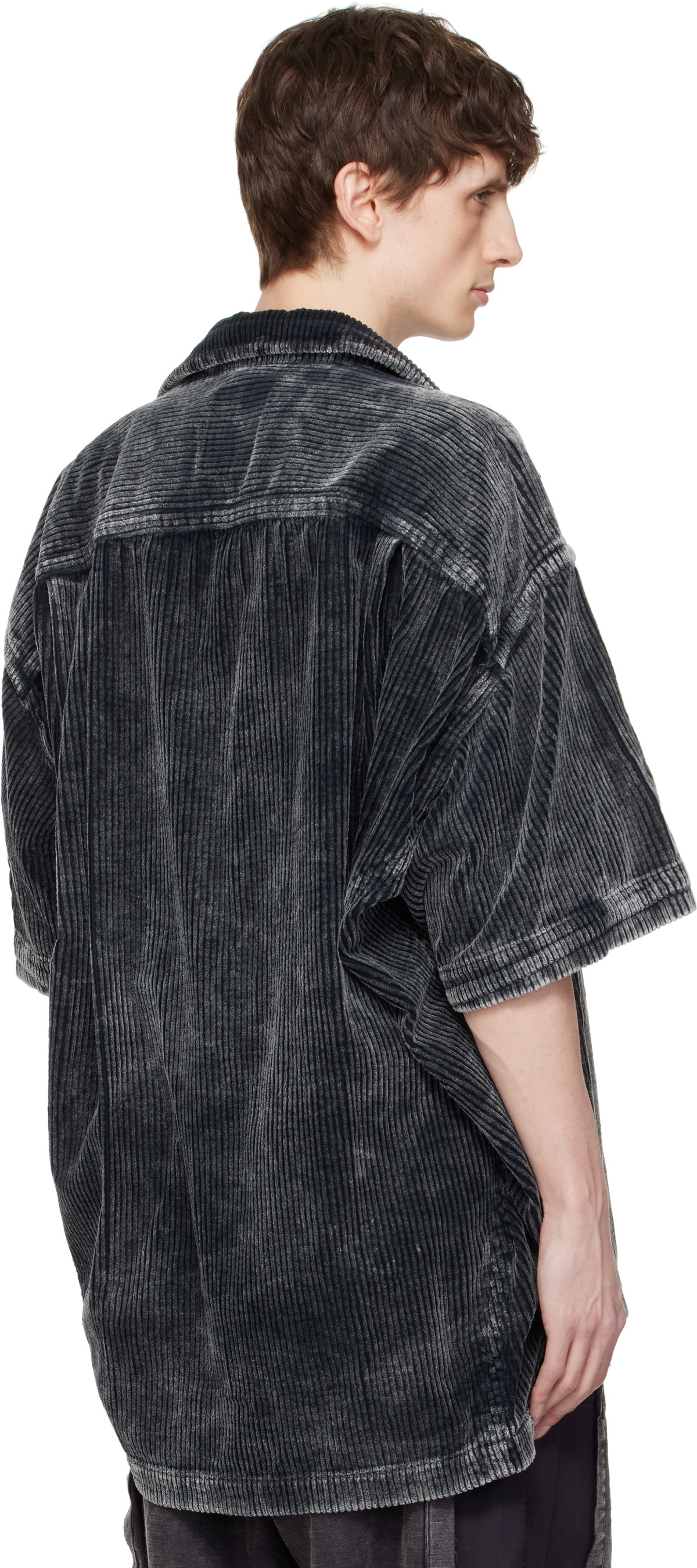 Maison MIHARA YASUHIRO Black Amateur Sewn Like Corduroy