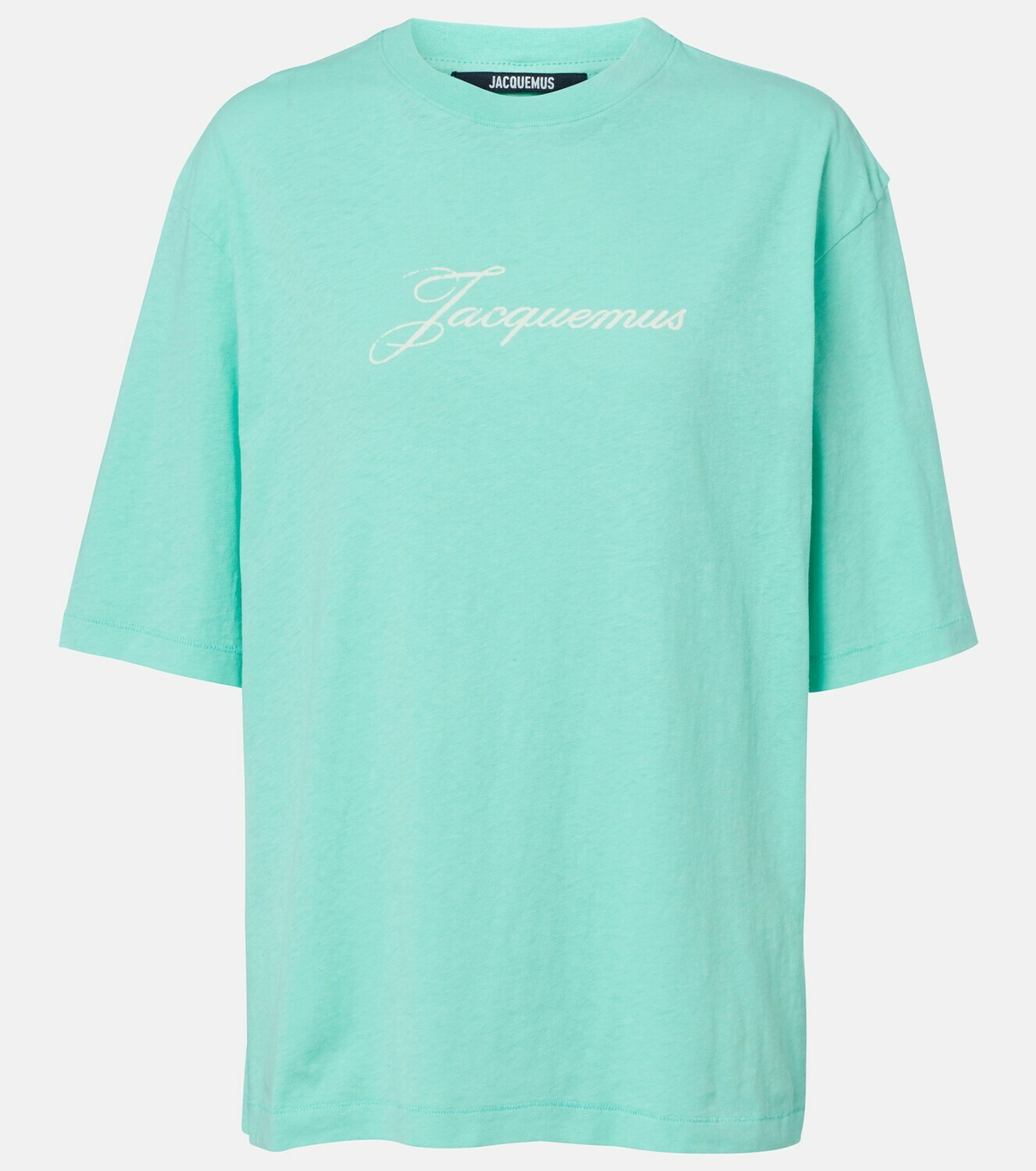 Jacquemus Logo cotton and hemp jersey T-shirt