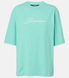 Jacquemus Logo cotton and hemp jersey T-shirt
