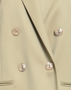Agnona Womens Blazer in Sage green