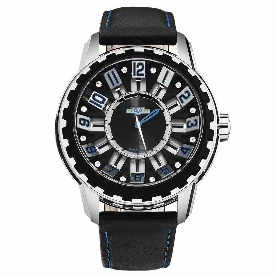 DeWitt Academia Automatic Black Dial Mens Watch AC.SLD.001 RPB