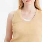 Studio Nicholson Women's Low Armhole Vest in Raffia