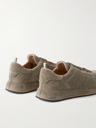 Officine Creative - Race Lux 002 Suede Sneakers - Gray